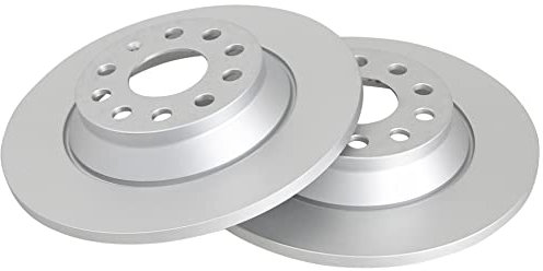 F.BECKER_LINE BREMSSCHEIBEN Ø300MM + BREMSBELÄGE HINTEN FÜR VW GOLF VII AUDI A3