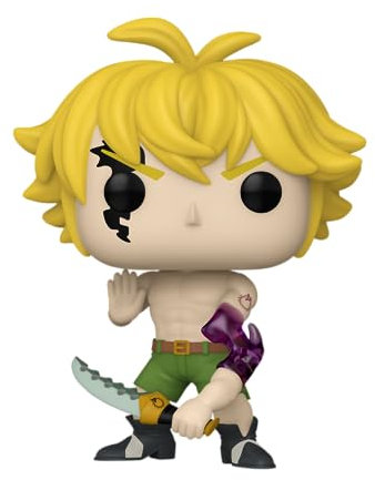 Funko All Pop! Animation: Seven Deadly Sin - Meliodas (DM) w/Chase (Exc) - Sammelfigur aus Vinyl - Geschenkidee - Offizielles Merchandise - Spielzeug für Kinder & Erwachsene - TV-Fans - Modellfigur