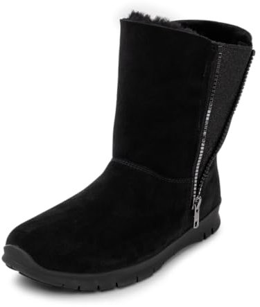 VITAFORM Winterstiefel Damen gefüttert - Gefütterte Stiefel für Damen - Rutschhemmend, Leicht und besonders Warm schwarz 38