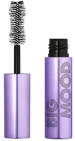 e.l.f. Big Mood Mascara Mini, Sorgt Für Langanhaltende, Voluminöse Wimpern, Angereichert Mit Jojoba-Wachs, Vegan & Tierversuchsfrei, Black, 4.1 ml