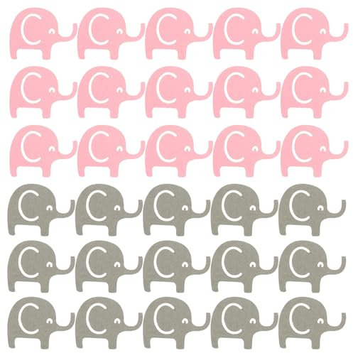 PRETYZOOM 100st Tischdekoration Aus Papier Elefanten Konfetti Dekoratives Elefantenkonfetti Elefanten-mittelstück Für Mädchen Elefantenparty Konfetti Elefantenstreuung Geschenkbox Junge Baby