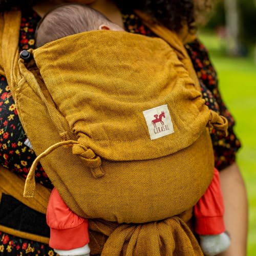 Babytrage WrapMySol Camote mit Schnallenhüftgurt, Wrap Conversion