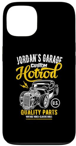 iPhone 13 Jordan's Hotrod Garage Classic Car Jordan Design Case