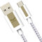 USB to Micro USB Cable 3 Pack, 1M Android Charger Cable, Nylon Braided Fast Charging Cable, Micro USB Data Sync Cord Compatible with Samsung Galaxy S7 S6 S5 J3 J5 J7, Huawei, LG, Kindle, PS4, Xbox