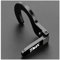 Lenkerhupenknopf FÜR TMAX560 TECH MAX ABS TMAX560ABS TMAX560DX 2020-2024 2023 2022 Schalter Taste Abdeckung Horn Taste Shell Verlängerung Halterung(Black with logo)