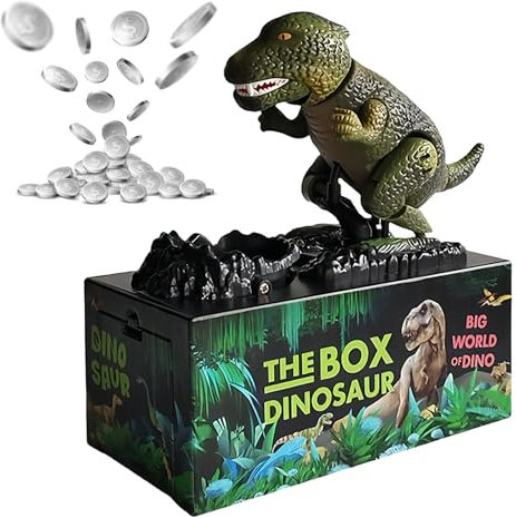 Dinosaurier Spardose, Spardose Für Kinder, Spardose Kinder, Elektronische Spardose, Sparschwein Kinder Für Dekoration des Kinderzimmers, Geschenk