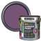 AOC24 Garden Fence Paint 2.5l – Multi-Surface Exterior Paint for Wood, Brick, Metal, Stone & Terracotta – Waterproof, Resists Fading, Matt Finish for Sheds, Fences, Garden Furniture Purple Berry