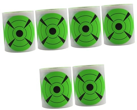 Sosoport 3 Sätze Splatter-ziele Klebrig Etikett Trainingsziel Zielscheiben Aus Pappe Fluoreszierende Aufkleber Sport Im Freien Schießziel Praktische Aufkleber Sportlabels Abs 2 Rollen * 3