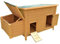 TrendLine Hühnerhaus Emma 146 x 74 x 80 cm mit Bodenwanne Gehege