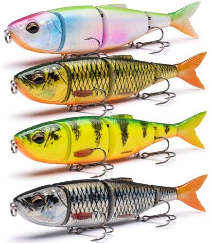Paradox Fishing Premium Wobbler Sets für Hecht und Zander I 4 Stück mit Box I Hecht-Köder Zander-Köder Barschköder