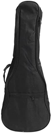 YEJBBUC Gigbag für Ukulele / Gitarre, gepolstert, 53,3 cm, Schwarz, 66 cm, 26 In
