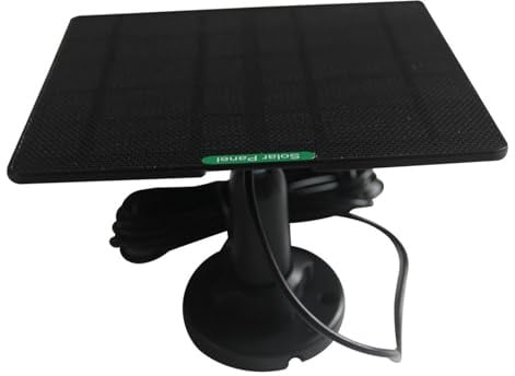 Chargeur de Panneau Solaire - Chargeur de Batterie Solaire de 7,76 Pouces 50 W pour caméras de - Générateur étanche à économie d'énergie en Silicium Simple - d
