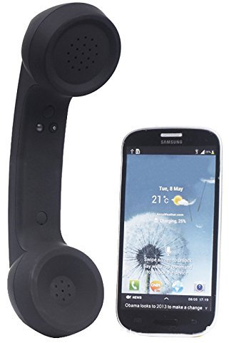 New Wireless Bluetooth Mic Headphones Comfort Retro Mobile Phone Handset Mic Speaker Phone Call Receiver compatible with iphone,Samsung Galaxy,Huawei,Xiaomi,LG