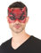 DEGUISE TOI Teufel-Augenmaske aus Latex - Rot