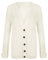 Red Olives New Women's Ladies Long Sleeve Button Top Chunky Aran Cable Knitted Grandad Cardigan UK 8-26 (12-14, Cream)