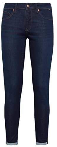 Mavi Damen Lexy-10734 Jeans, Deep Sateen Glam, 28 / 27 | Mid-Rise, Super Skinny, Crop