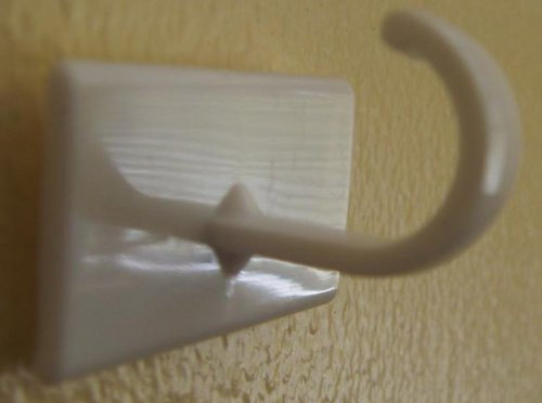 ch51- Selbstklebende Haken – Ideal für Lamelle oder Wohnmobil/Caravan Typ Blind/Tür Vorhang/Strip Blind