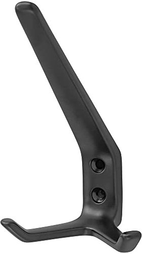 Huthaken 0032 2 Hak.A.89mm Alu.ku.-besch.schwarz H.127mm