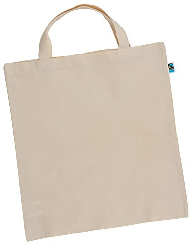 VBS Jutebeutel Fairtrade 38cmx42cm 100% Baumwolle naturfarben