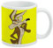 Looney Tunes Wile E Coyote Keramik-Kaffeetasse, originelles Geschenk für Kaffee, Tee und heiße Getränke, 325 ml, Weiß