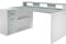 trendteam smart living - Gamer - Schreibtisch - Weiß/Lichtgrau - Gamingtisch bestehend aus Tisch und Kommode - (BxHxT) 160 x 92 x 115 cm - variabel montierbar - kratzfest und pflegeleicht