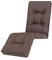 PillowPrim Gartenstuhlkissen, 50x160 cm Braun - Wasserdicht, Wiederverwertbar, Mittelfest, Outdoor
