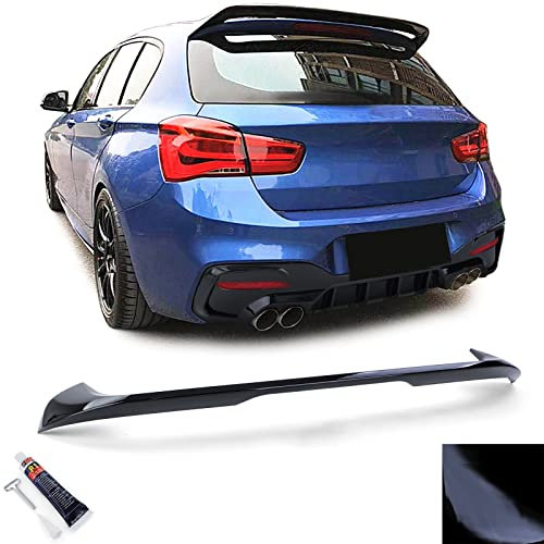 Dach Heckspoiler Sport Optik Schwarz Glanz passend für BMW 1er F20 F21 ab 15