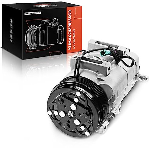 Frankberg Compressore aria condizionata con frizione Benzina Compatibile con A6 4A2 A8 4D2 4D8 100 4A2 V8 441 442 4C2 4C8 077260803AE, compreso l'olio preconfezionato