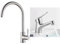 GRIFEMA GRIFERÍA DE COCINA-G4008 Rubinetto da Cucina in Acciaio Inox con Bocca Alta & Ibergrif Miscelatore Monocomando Bagno con Flessibili Acqua Calda Fredda 3/8 Pollici da 40 cm