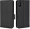 Topme Étui en Cuir pour Redmi 9A / Redmi 9AT (6.53 inches), [ Coque de Téléphone Série Motif Litchi Simple] - Noir