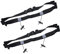 HOUSON 2 Stück Laufgürtel，Triathlon Startnummernband Startnummerngürtel Reflektierend Triathlon Gürtel mit 6 Halter für Marathon Laufen Radfahren