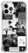 Hagkou Aesthetic Christian Black Collage Case for iPhone 15 Pro Max Bible Verse Cover Cool Cute TPU Bumper Phone Case
