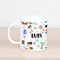 Wanapix | Taza de Plástico Personalizada para Niños| Vuelta al Colegio/Guardería | Taza Infantil con Nombre |Plástico Irrompible sin BPA | 325 ml | Piratas