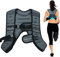 Stepfowarder Gewichtsweste, 3kg / 5kg Trainingsweste mit Reflexstreifen und Verstell-Riemen, Fitnessweste für Krafttraining, Laufen, Cardio und Fitness (3 KG - Grau)