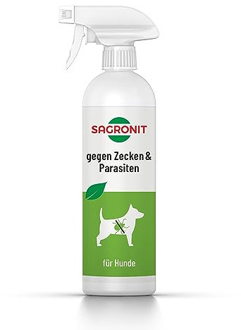 SAGRONIT Zeckenspray für Hunde - Natürlicher Schutz gegen Zecken und Flöhe