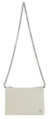 Calvin Klein Damen Micro Mono Chain Camera POUCH24 Tasche, Creme