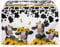 POLERO Sunflower Cow Print Toaster Cover for 2 Slice, Machine Washable Toaster Dust Cover Kitchen Bread Maker Cover