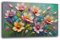 Quadro Moderno soggiorno FIORI Astratto Quadri moderni da Parete grande Stampa su tela Canvas Decorazione Murale muro Arredo Camera da letto Salone (1, 40x70 cm)