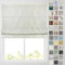 Barnes Blinds - Patterned Roman Blinds, Fully Lined, Custom Sizing Available - Durable Fittings Easy Fit (Nadia Natural Shimmer 153cm)