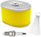 Filtro de aire AFZE18 compatible con Honda GX160 GX200 GX140 5.5 HP 6.5 HP Motor Predator Hemi 60363 Coleman Ct200u Bt200x MB165 MB200 159cc 196cc 212cc 17210-ZE1-505 con bujía