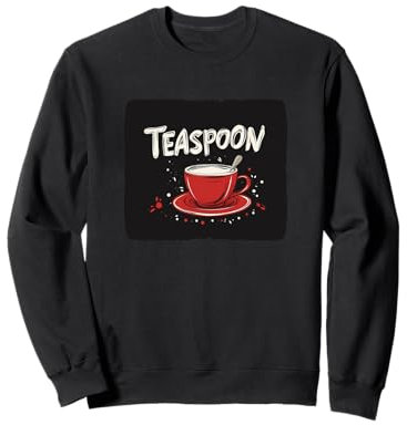 Red Teacup with Teaspoon Costume for Man and Woman Sweatshirt