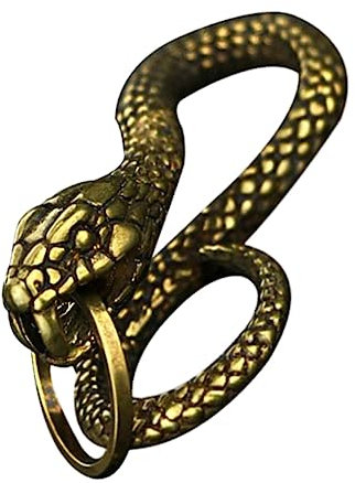 Gadpiparty Schlüsselanhänger-anhänger Schlange Kupfer Diy Anhänger Für Schlüsselanhänger Taschen Zieraccessoires Mit Feiner Verarbeitung Und Detailliertem Design Für Lange Lebensdauer Und Dau