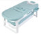 UKDUANWEI Baignoire Pliante Portable pour Adultes, Grand tonneau autoportant, Baignoire à Vapeur, Sauna Domestique, Bassin de Douche Couvert Pliable (Blue)