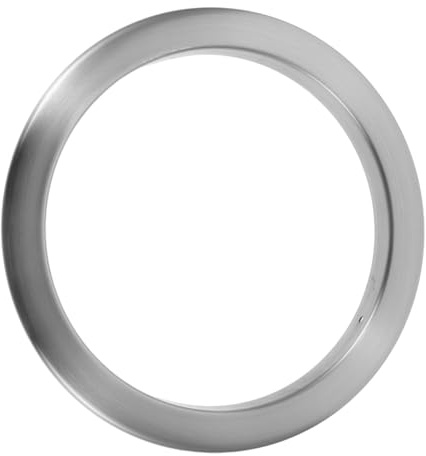 PRETYZOOM Passe-Poubelle De Comptoir En Acier Inoxydable 304 Couvercle De Poubelle Encastré Rond 20.80 Cm Anneau Gain De Place Pour Armoire De Cuisine Et Salle De Bain