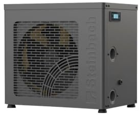 Steinbach Pompa di Calore Startis Style – 049400Z – Pompa di Calore per Piscina Fino a 20.000 l – 4,3 kW – con Controllo App WLAN – Adatto all'Acqua salata – Efficace refrigerante R290