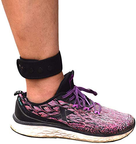 DDJOY Knöchelriemen für Kompatibel mit Fitbit & Garmin, Knöchelband Charge 2/3 Alta/HR Flex/2 One oder Garmin Vivofit/2/3/4, Damen und Herren (Schwarz, Large/X-Large)