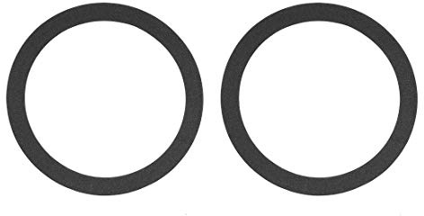 uxcell Black 4 Inch EVA Foam Speaker Edge Surround Rings Replacement Parts for Speaker Repair or DIY 2Pcs