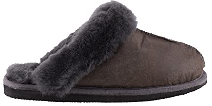 Shepherd of Sweden - Jessica Lammfell-Hausschuhe - Damen - 100% Echtes Lammfell - Schlupfmodell - Bequem - Weich und warm - Flauschig - Größe 41