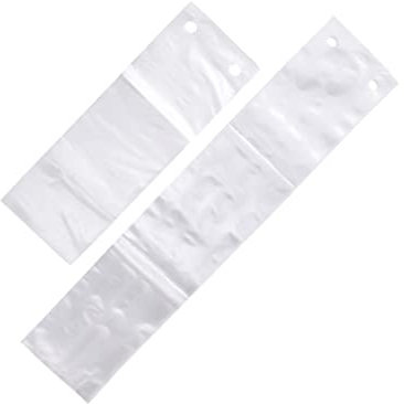 TOPBATHY 200Pcs Transparent Pe Umbrella Bags for Automatic Dispenser Compact Wet Umbrella Holders for Short and Long Handled Ideal for Storage and Convenience