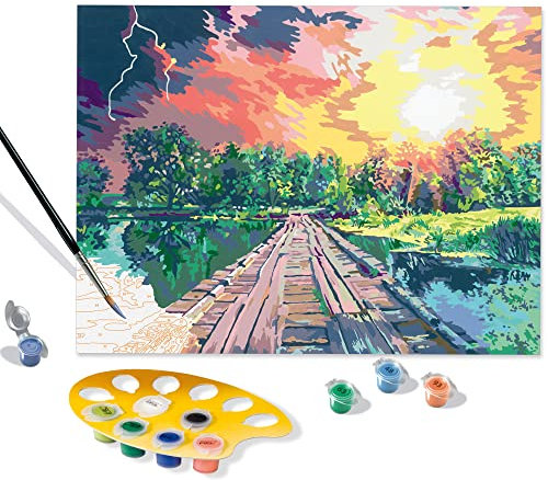 Ravensburger CreArt 20279 - Lumière Magique - Peinture par numéros pour Adultes - Kit de Peinture DIY avec pinceaux et peintures acryliques - Cadeau pour Femmes et Hommes - Peinture pour Adultes
